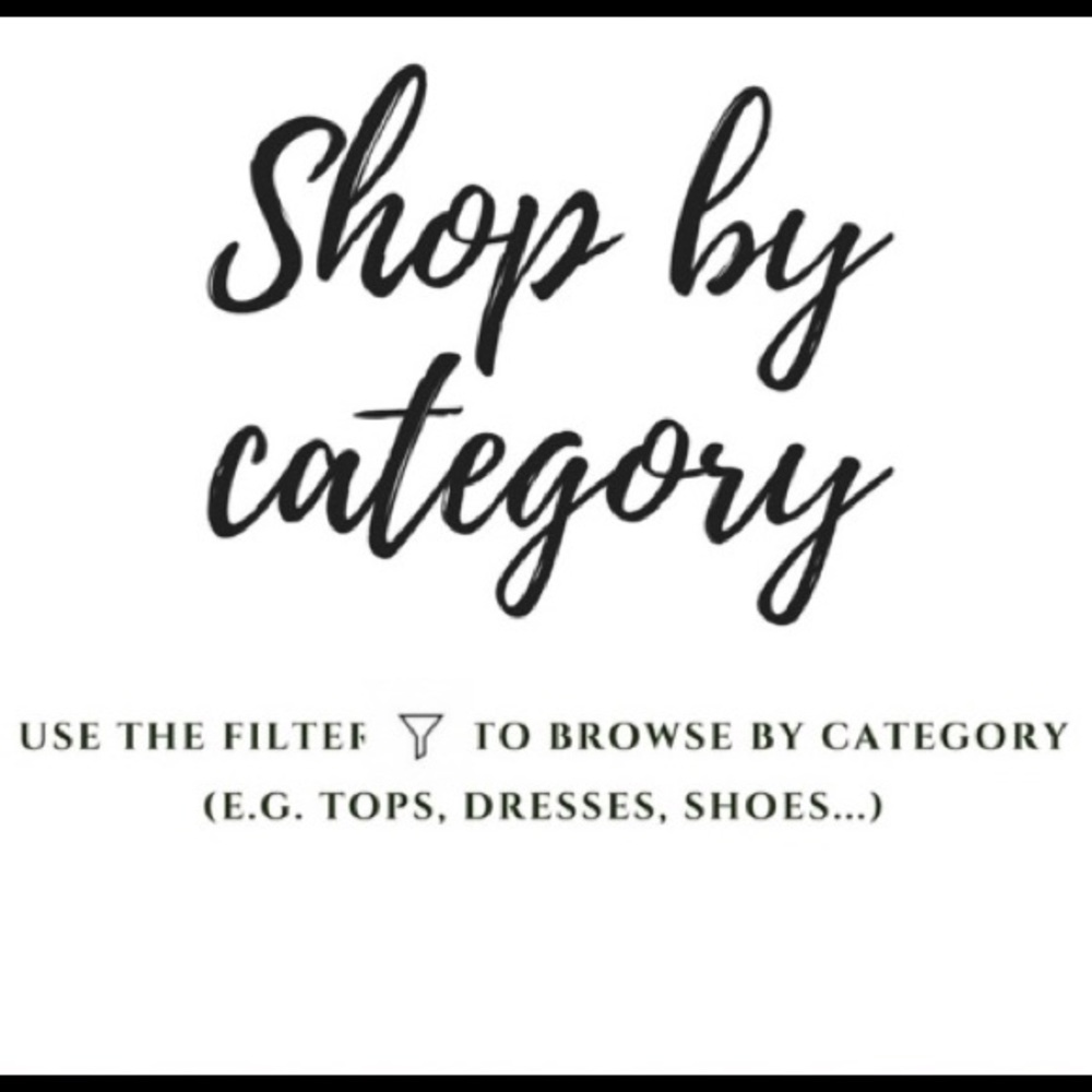 Use the FILTER! (To find your size)